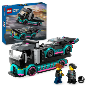 LEGO City Auto da Corsa e Camion Trasportatore 60406