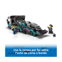 LEGO City Auto da Corsa e Camion Trasportatore 60406