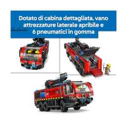 LEGO City Autopompa Aeroporto 60499 – Camion Pompieri Costruzioni