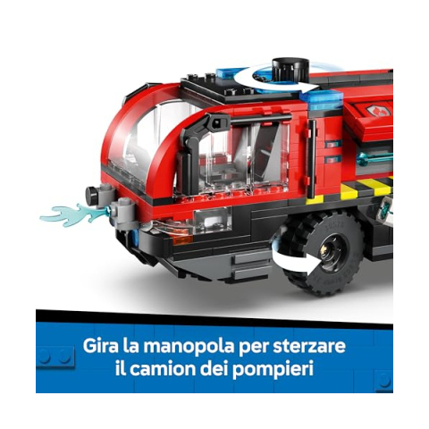 LEGO City Autopompa Aeroporto 60499 – Camion Pompieri Costruzioni