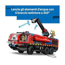 LEGO City Autopompa Aeroporto 60499 – Camion Pompieri Costruzioni