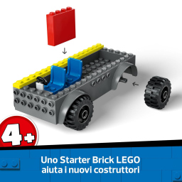 LEGO City Autopompa con Scala 60463 – Camion Pompieri per Bambini 4+