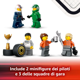 LEGO City Autotrasportatore F1 con Monoposto RB20 e AMR24 (60445)