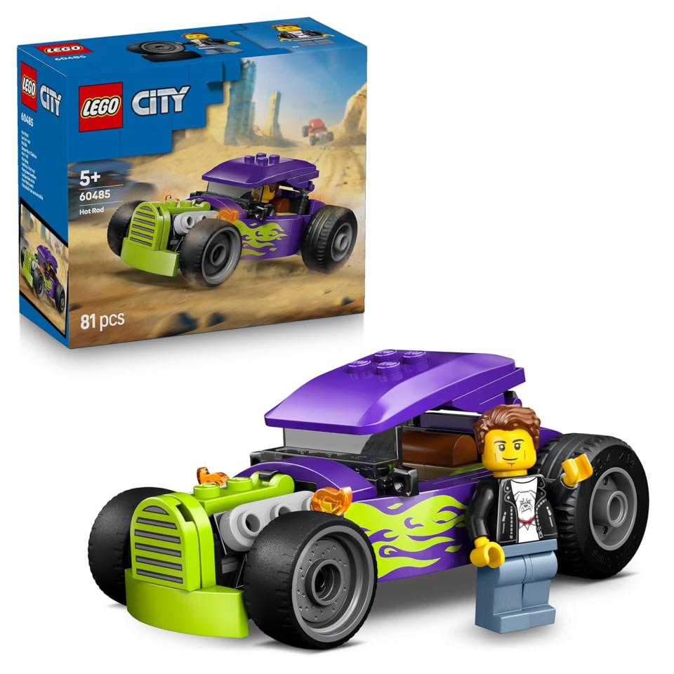 LEGO City Bolide – Set costruzioni auto da corsa con pilota