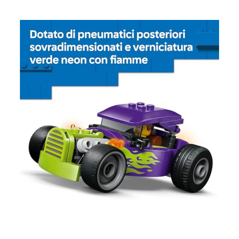 LEGO City Bolide – Set costruzioni auto da corsa con pilota