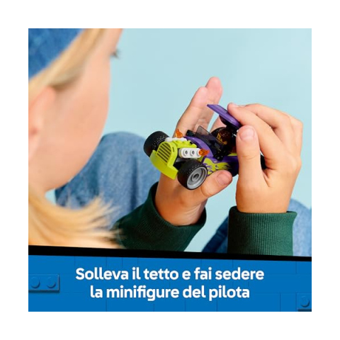 LEGO City Bolide – Set costruzioni auto da corsa con pilota