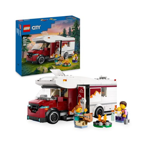 LEGO City Camper Van delle Vacanze – Set da Costruire con 3 Minifigure
