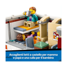 LEGO City Camper Van delle Vacanze – Set da Costruire con 3 Minifigure