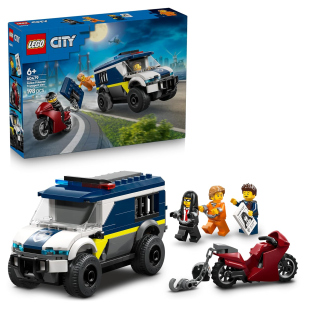 LEGO City Cellulare della Polizia 60479 – Camion con Cella e Moto