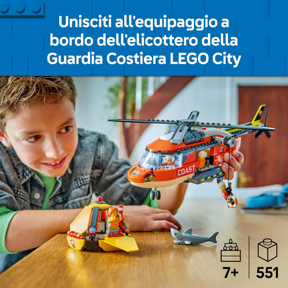 LEGO City Elicottero della Guardia Costiera 60503