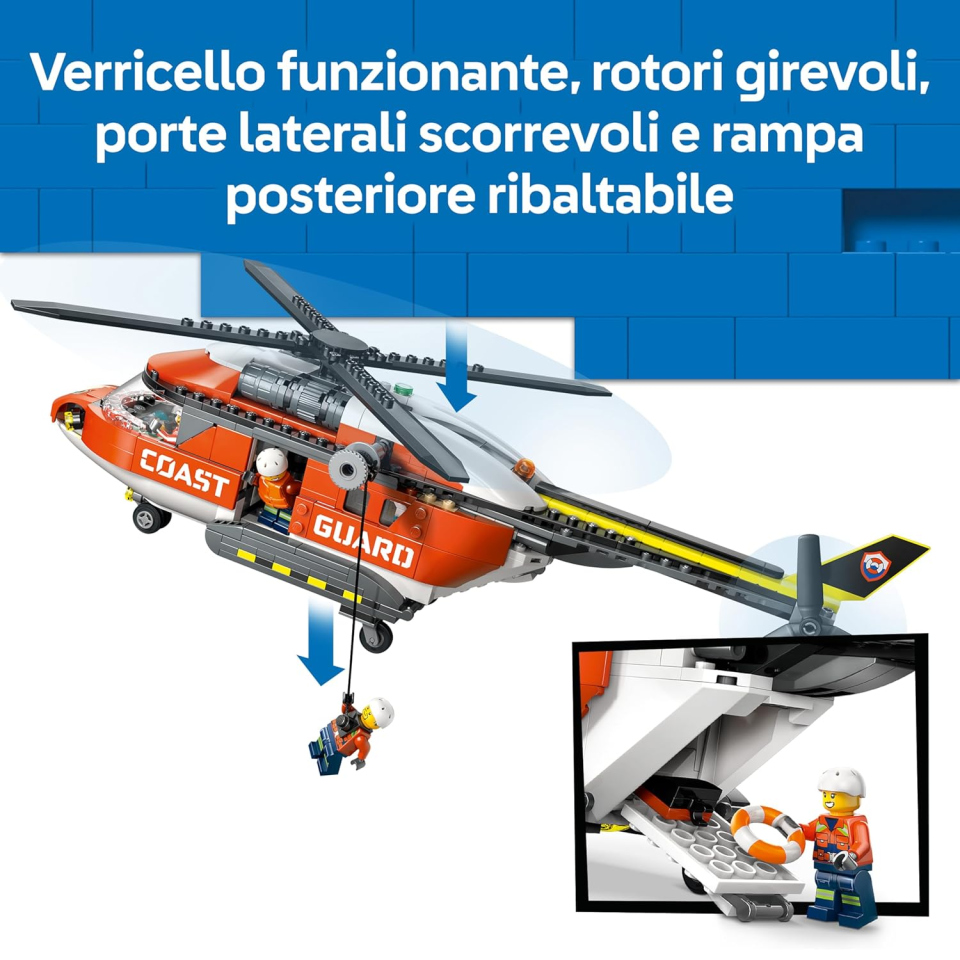 LEGO City Elicottero della Guardia Costiera 60503