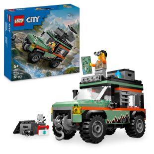 LEGO City Fuoristrada 4x4 di Montagna con Minifigure