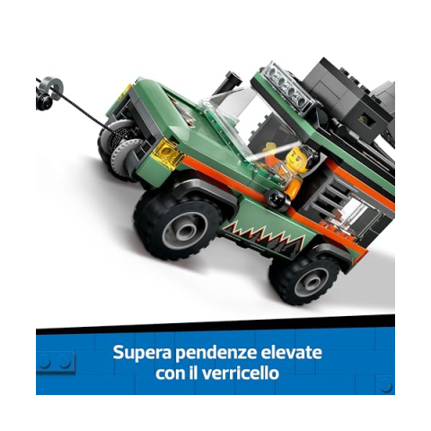 LEGO City Fuoristrada 4x4 di Montagna con Minifigure