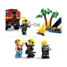 LEGO City Fuoristrada Antincendio con Gommone di Salvataggio
