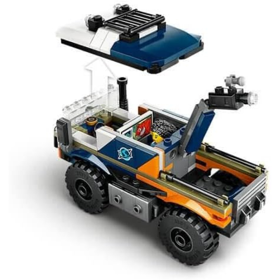 LEGO City Fuoristrada Esploratore della Giungla con Tigre e Grotta