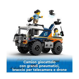 LEGO City Fuoristrada Esploratore della Giungla con Tigre e Grotta