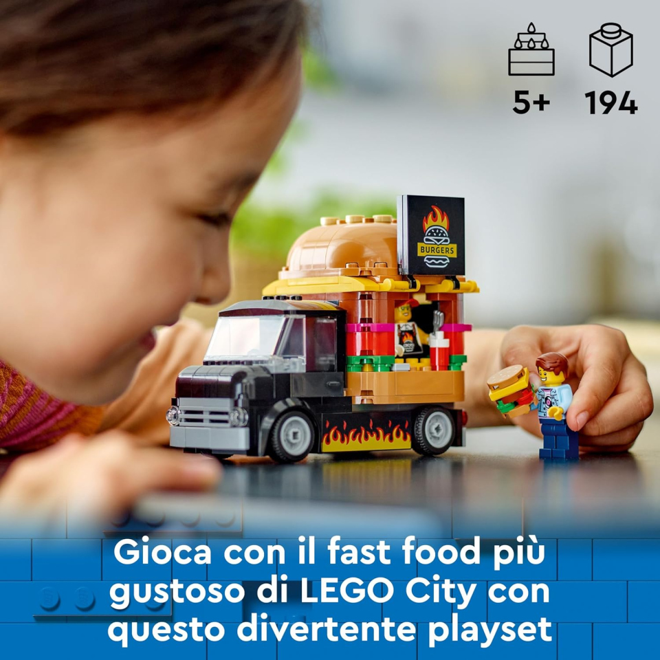 LEGO City Furgone degli Hamburger 60404