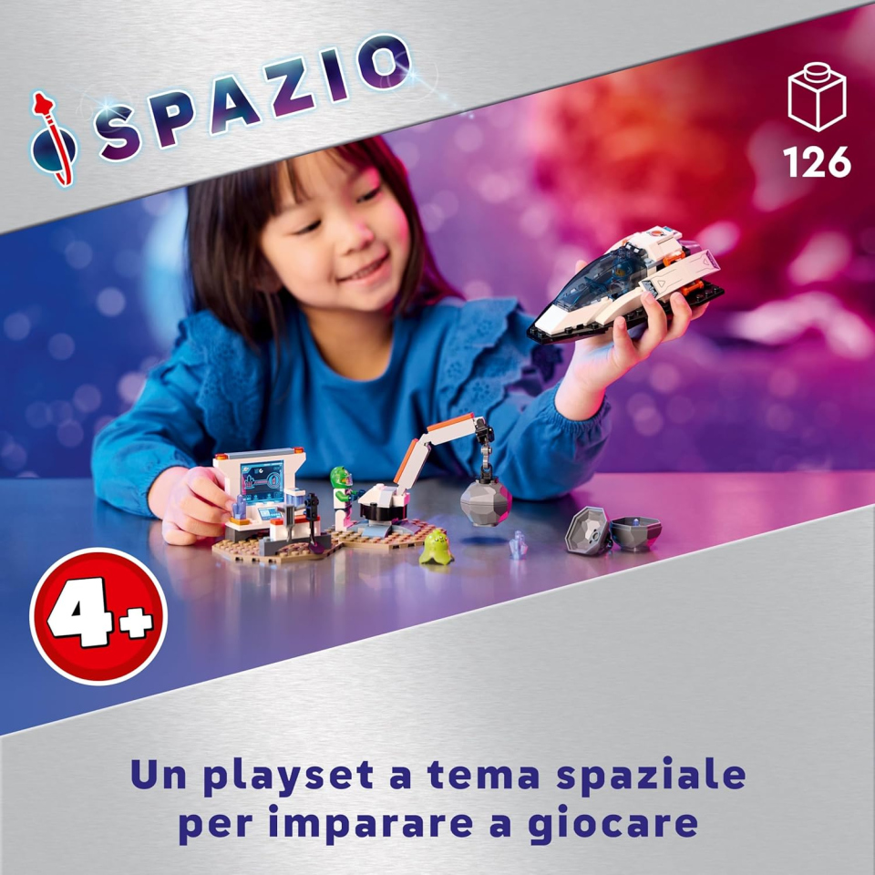 LEGO City Navetta Spaziale con Asteroide e Laboratorio