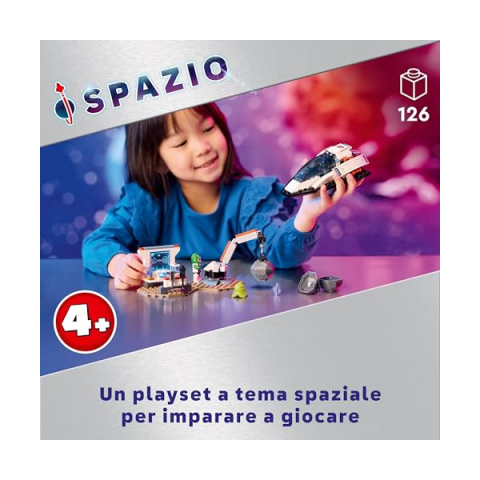 LEGO City Navetta Spaziale con Asteroide e Laboratorio