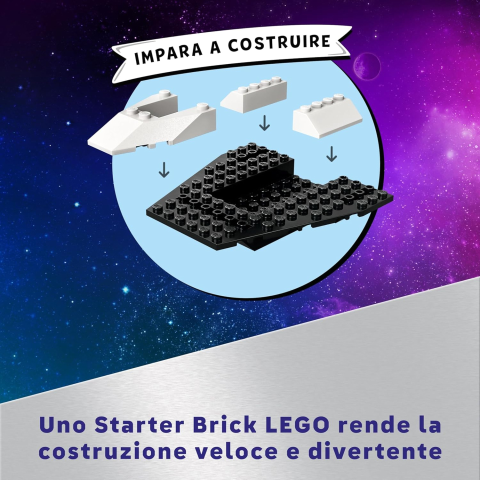 LEGO City Navetta Spaziale con Asteroide e Laboratorio