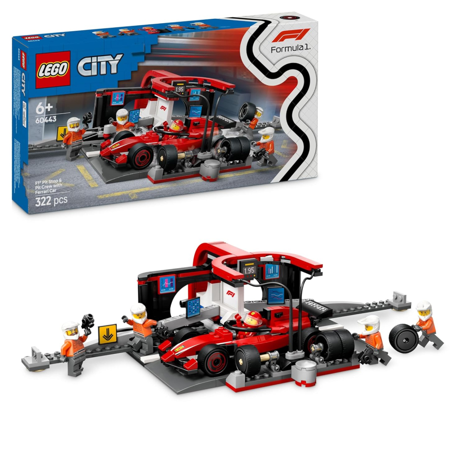 LEGO City Pit Stop Ferrari F1 con Monoposto e Meccanici
