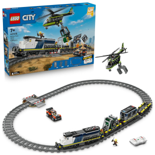 LEGO City Rapina al Treno della Polizia – Set con Treno Telecomandato 60508