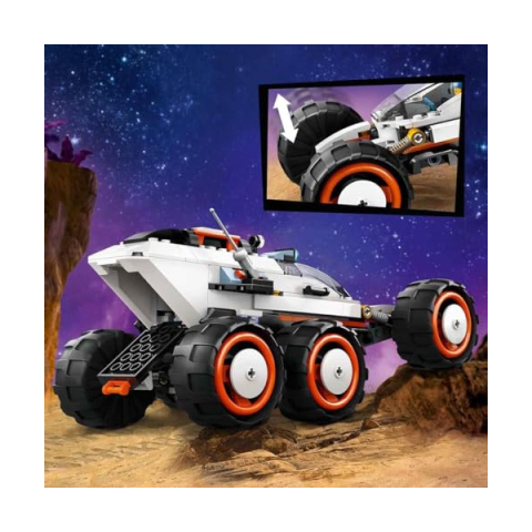 LEGO City Rover Esploratore Spaziale con Alieni e Robot