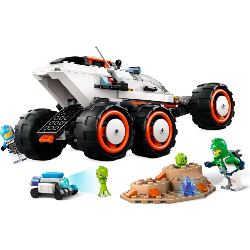 LEGO City Rover Esploratore Spaziale con Alieni e Robot