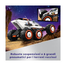 LEGO City Rover Esploratore Spaziale con Alieni e Robot
