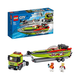 LEGO City Trasportatore di Motoscafi con Rimorchio 60254