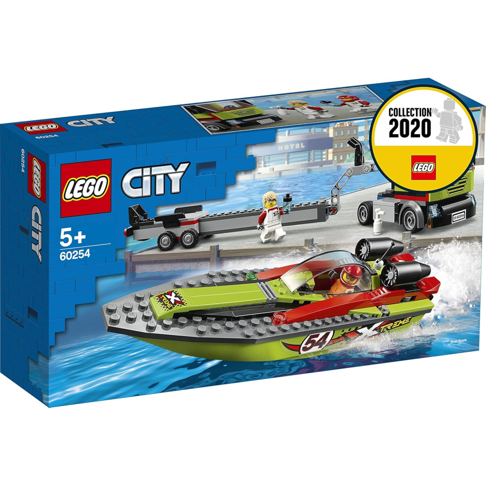 LEGO City Trasportatore di Motoscafi con Rimorchio 60254