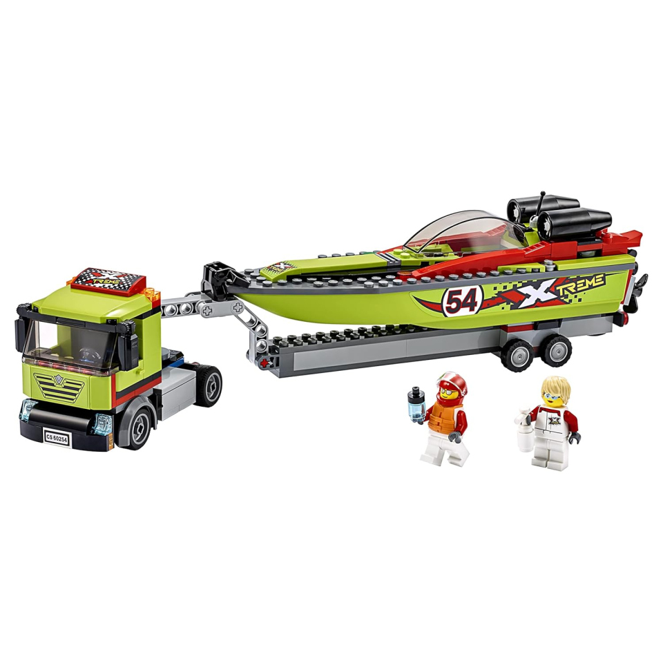 LEGO City Trasportatore di Motoscafi con Rimorchio 60254