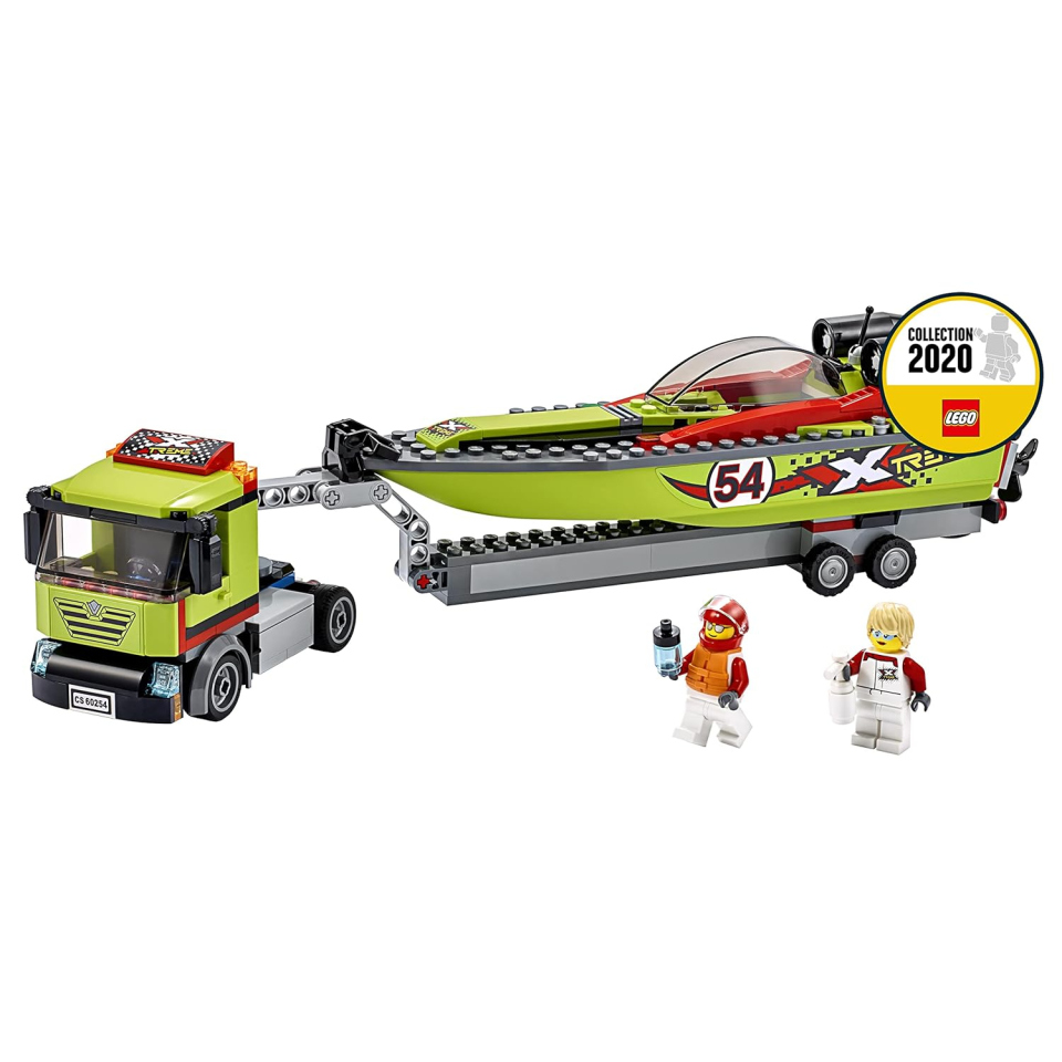 LEGO City Trasportatore di Motoscafi con Rimorchio 60254