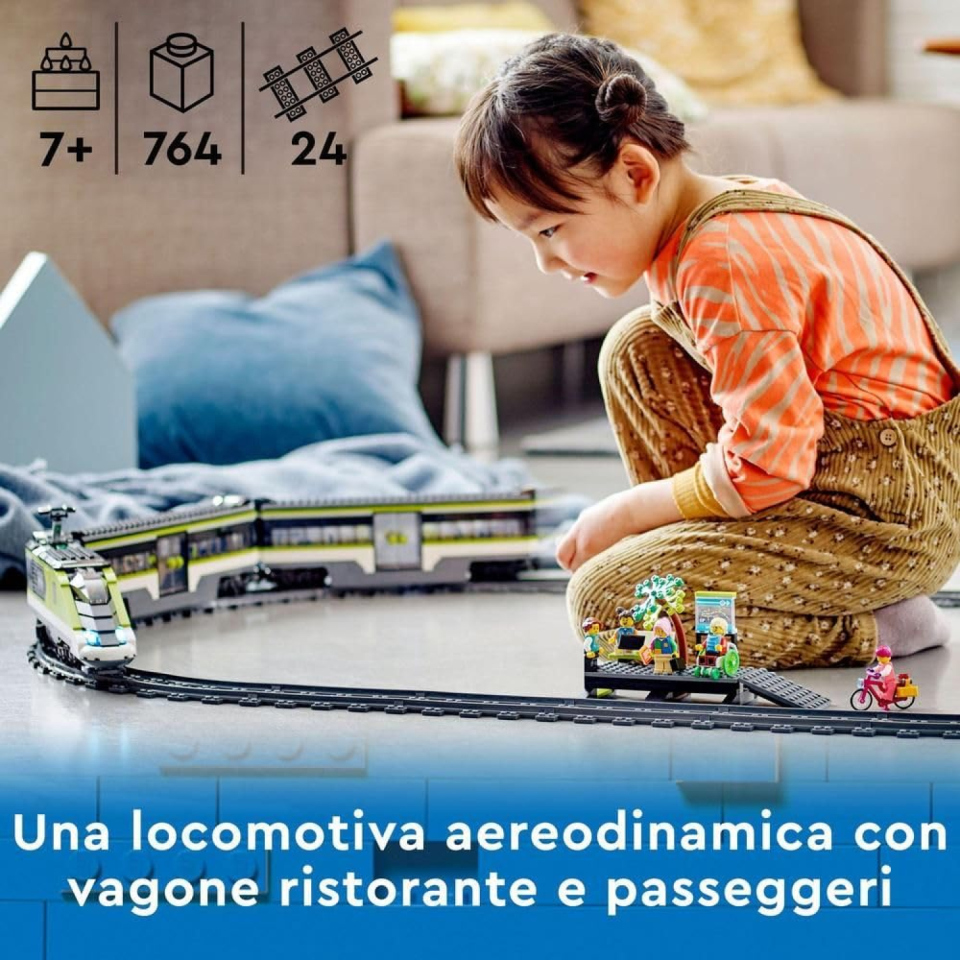 LEGO City Treno Passeggeri Espresso Telecomandato 60337