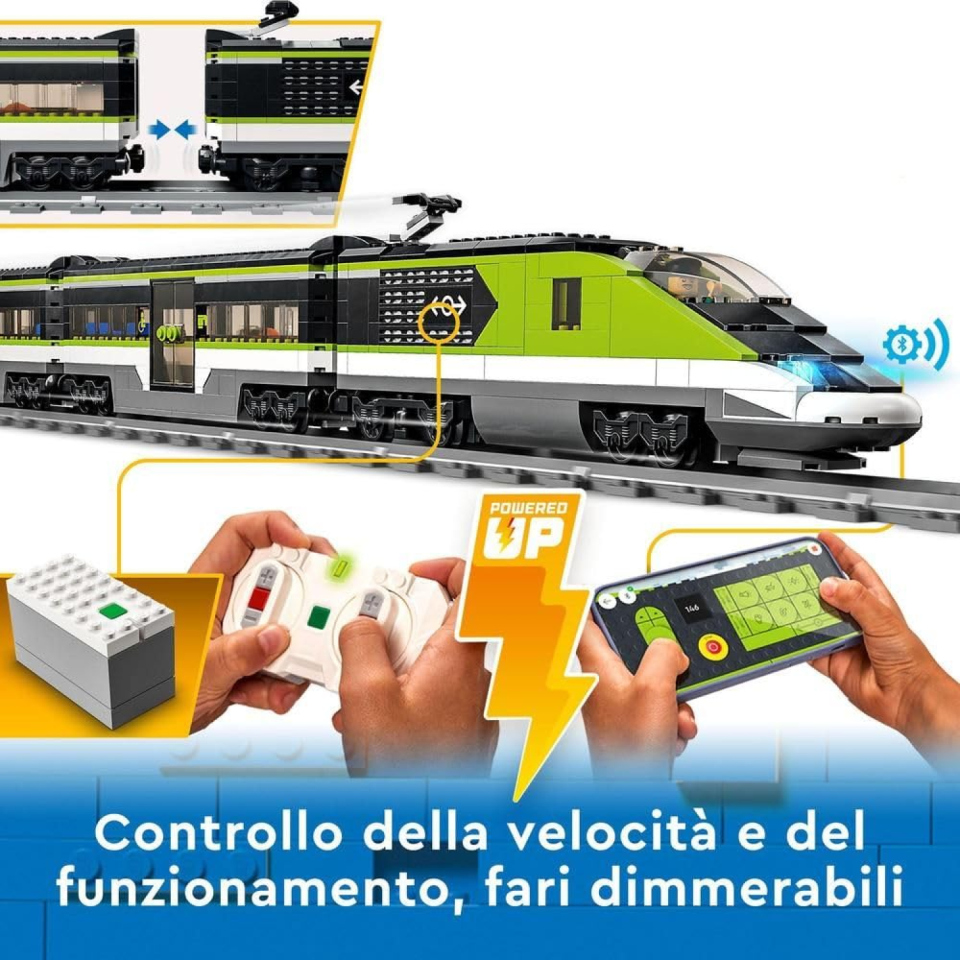 LEGO City Treno Passeggeri Espresso Telecomandato 60337