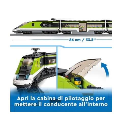 LEGO City Treno Passeggeri Espresso Telecomandato 60337