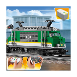 LEGO City Treno Merci Telecomandato con Binari e 6 Minifigure