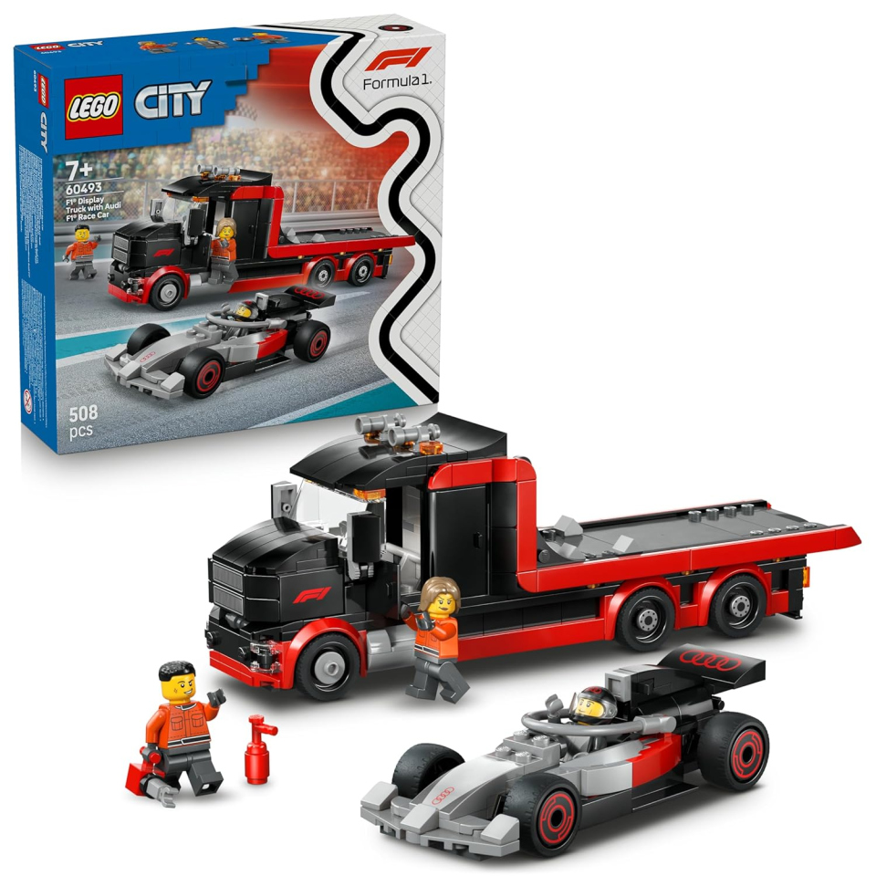 LEGO City Display Truck F1 con Auto da Corsa Audi 60493
