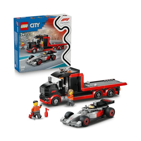 LEGO City Display Truck F1 con Auto da Corsa Audi 60493