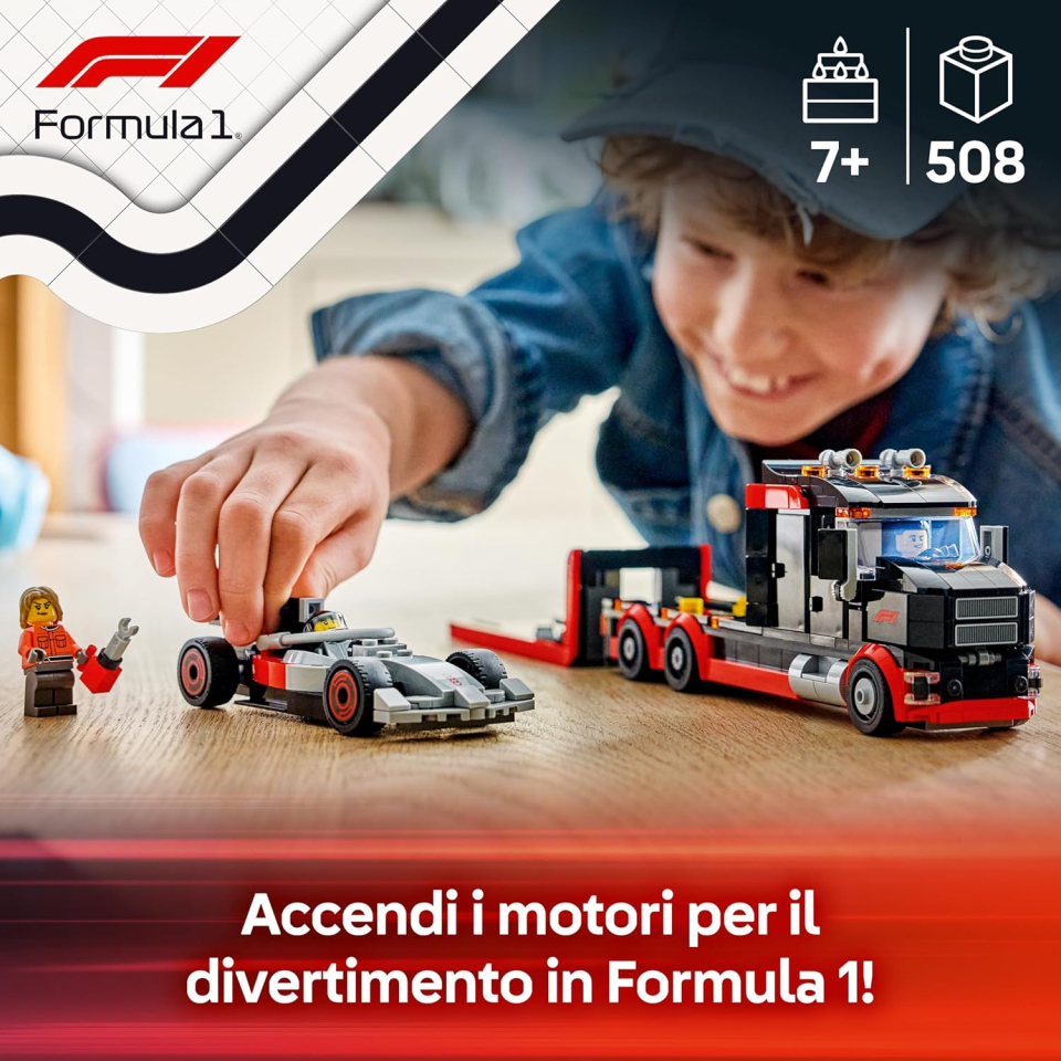 LEGO City Display Truck F1 con Auto da Corsa Audi 60493