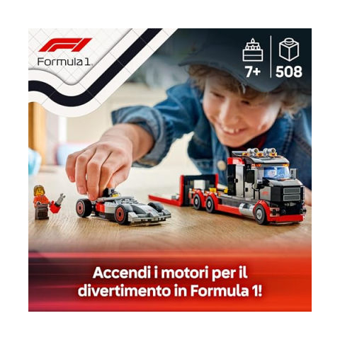 LEGO City Display Truck F1 con Auto da Corsa Audi 60493