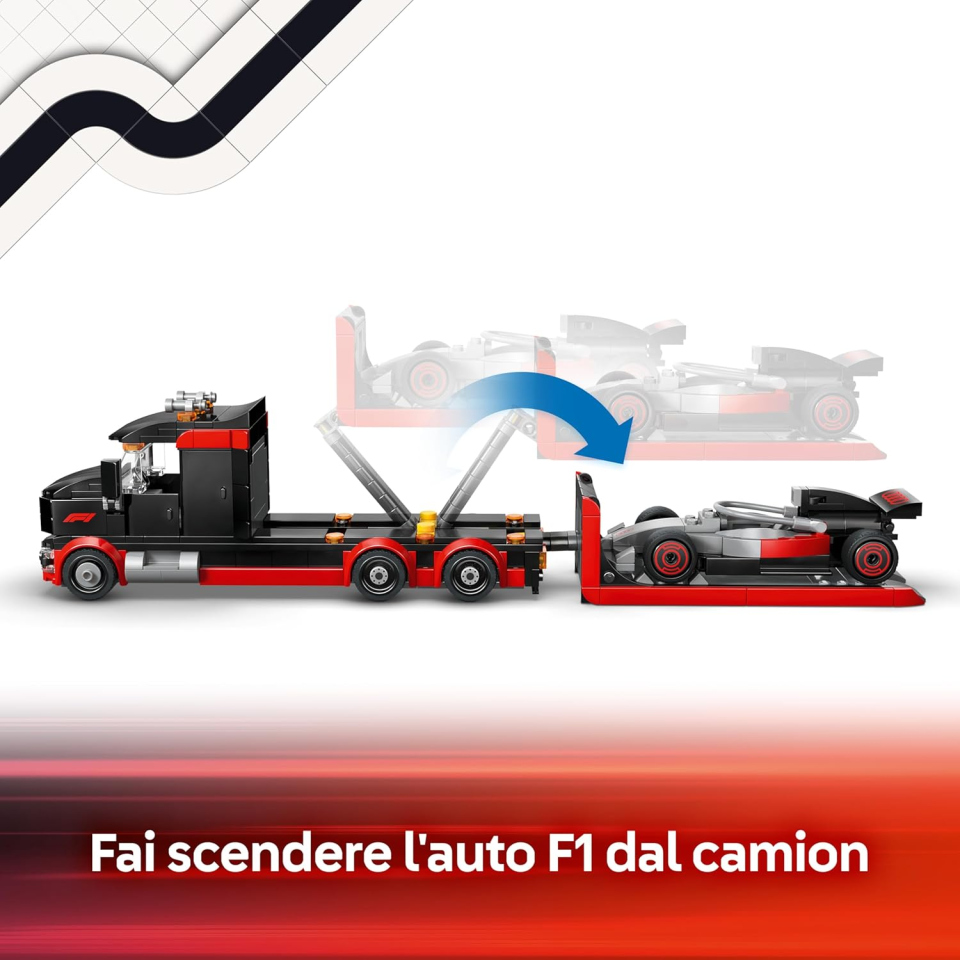 LEGO City Display Truck F1 con Auto da Corsa Audi 60493
