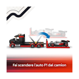 LEGO City Display Truck F1 con Auto da Corsa Audi 60493