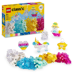 LEGO Classic Scatola Magica Trasparente 11040 - Mattoncini Creativi
