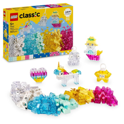 LEGO Classic Scatola Magica Trasparente 11040 - Mattoncini Creativi