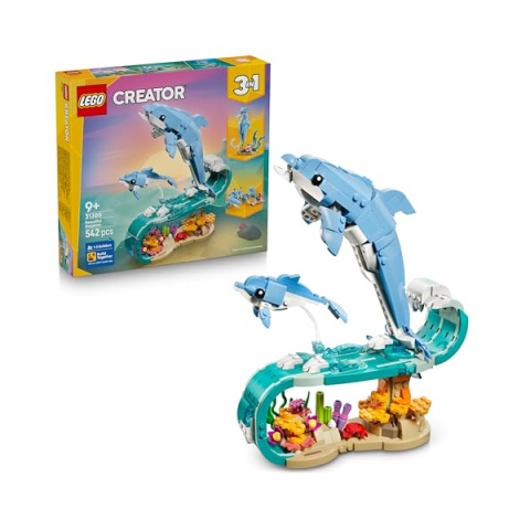 LEGO Creator 3in1 Animali Marini Delfini 31385