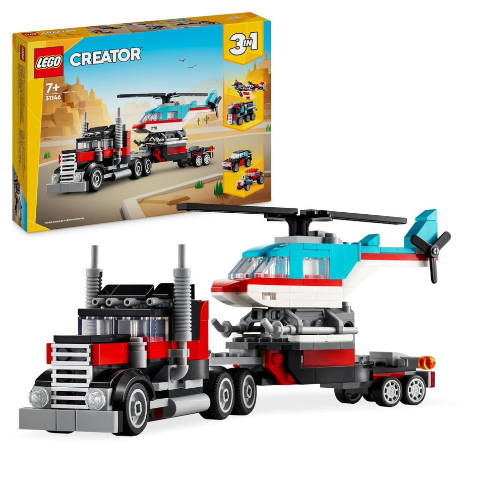 LEGO Creator 3 in 1 Autocarro con Elicottero 31146