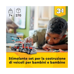 LEGO Creator 3 in 1 Autocarro con Elicottero 31146