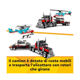 LEGO Creator 3 in 1 Autocarro con Elicottero 31146