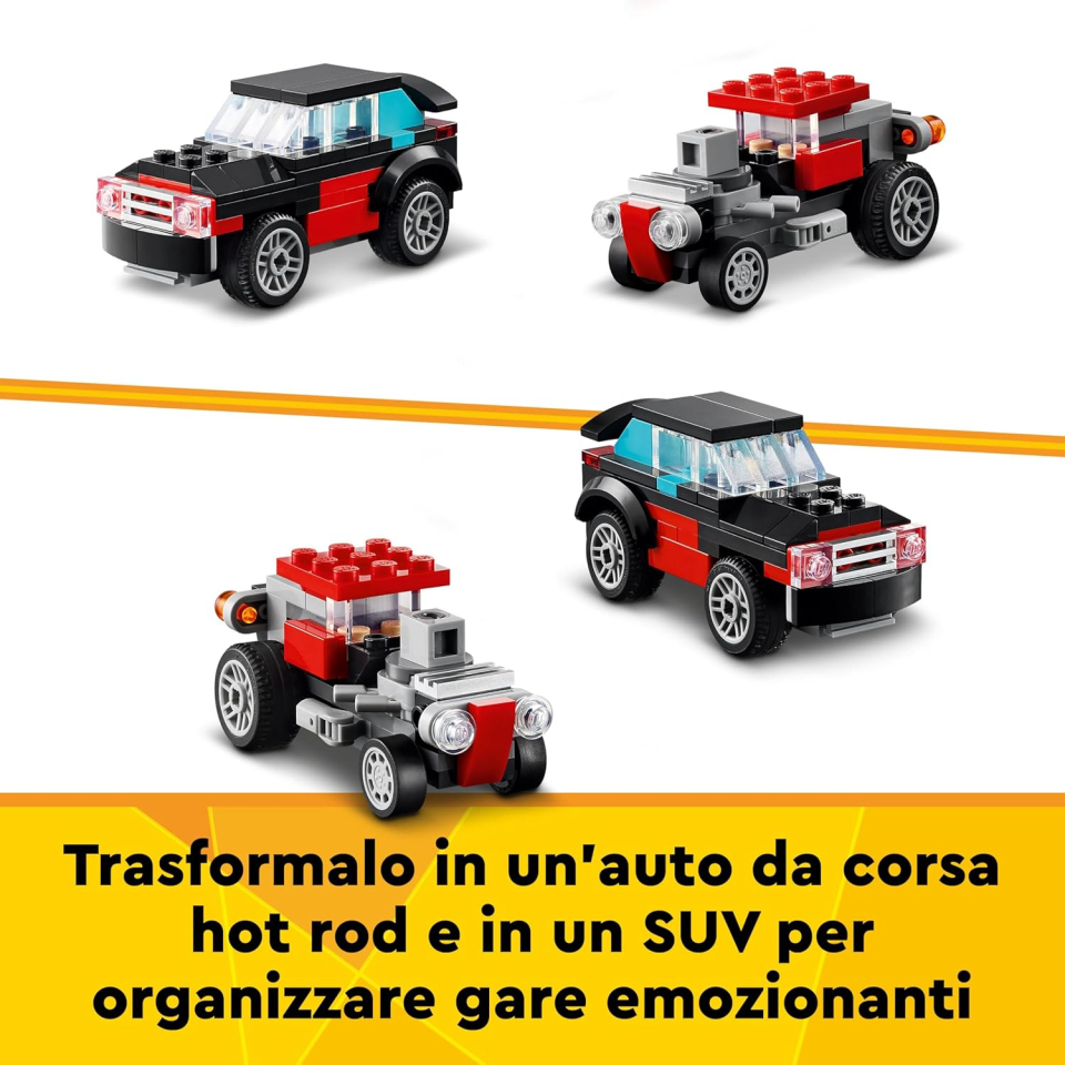 LEGO Creator 3 in 1 Autocarro con Elicottero 31146
